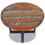 Mesa de centro de resina de teca 60 cm de vidaXL, Mesas de centro - Ref: Foro24-243466, Precio: 150,57 €, Descuento: %