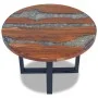 Mesa de centro de resina de teca 60 cm de vidaXL, Mesas de centro - Ref: Foro24-243466, Precio: 150,57 €, Descuento: %
