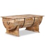 Mesa de centro de madera maciza de mango 88x50x40 cm de vidaXL, Mesas de centro - Ref: Foro24-243977, Precio: 182,55 €, Descu...