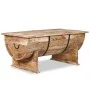 Solid mango wood coffee table 88x50x40 cm by vidaXL, Coffee table - Ref: Foro24-243977, Price: 186,86 €, Discount: %