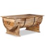 Mesa de centro de madera maciza de mango 88x50x40 cm de vidaXL, Mesas de centro - Ref: Foro24-243977, Precio: 182,55 €, Descu...