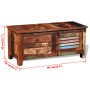 Zusatzschrank für Hi-Fi-TV aus massivem Recyclingholz von vidaXL, TV-Möbel - Ref: Foro24-241629, Preis: 236,19 €, Rabatt: %