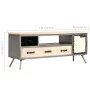 Mueble para TV de madera de mango maciza y acero 120x30x45 cm de vidaXL, Muebles TV - Ref: Foro24-246282, Precio: 184,75 €, D...