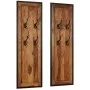 Coat racks 2 units of solid sheesham wood by vidaXL, Hat and coat racks - Ref: Foro24-246232, Price: 145,68 €, Discount: %