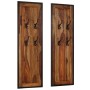 Coat racks 2 units of solid sheesham wood by vidaXL, Hat and coat racks - Ref: Foro24-246232, Price: 149,28 €, Discount: %