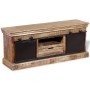 TV-Schrank mit 2 Schiebetüren aus massivem Mangoholz 110x30x45 cm von vidaXL, TV-Möbel - Ref: Foro24-244019, Preis: 329,19 €,...