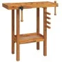Workbench with acacia wood vise screws 92x48x83cm by vidaXL, Work tables - Ref: Foro24-153319, Price: 135,19 €, Discount: %