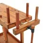 Workbench with acacia wood vise screws 92x48x83cm by vidaXL, Work tables - Ref: Foro24-153319, Price: 135,19 €, Discount: %