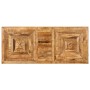 Schreibtisch aus massivem Mangoholz 118x50x75 cm von vidaXL, Schreibtische - Ref: Foro24-246338, Preis: 238,60 €, Rabatt: %