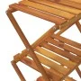 Klappregal 3 Höhen braunes Akazienholz 43x31x63 cm von vidaXL, Bücherregale und Regale - Ref: Foro24-153329, Preis: 40,38 €, ...