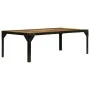 Solid rough mango wood and steel coffee table 110 cm by vidaXL, Coffee table - Ref: Foro24-246631, Price: 146,65 €, Discount: %