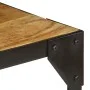 Solid rough mango wood and steel coffee table 110 cm by vidaXL, Coffee table - Ref: Foro24-246631, Price: 146,65 €, Discount: %