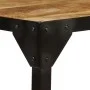 Solid rough mango wood and steel coffee table 110 cm by vidaXL, Coffee table - Ref: Foro24-246631, Price: 146,65 €, Discount: %