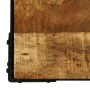 Solid rough mango wood and steel coffee table 110 cm by vidaXL, Coffee table - Ref: Foro24-246631, Price: 146,65 €, Discount: %