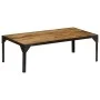 Massiver Couchtisch aus rauem Mangoholz und Stahl, 110 cm von vidaXL, Couchtisch - Ref: Foro24-246631, Preis: 146,65 €, Rabat...