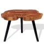 Solid acacia wood log coffee table (55-60)x40 cm by vidaXL, Coffee table - Ref: Foro24-243957, Price: 154,82 €, Discount: %