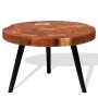 Mesa de centro de tronco madera maciza de acacia (55-60)x40 cm de vidaXL, Mesas de centro - Ref: Foro24-243957, Precio: 157,9...