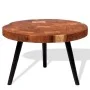 Solid acacia wood log coffee table (55-60)x40 cm by vidaXL, Coffee table - Ref: Foro24-243957, Price: 154,82 €, Discount: %