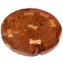 Mesa de centro de tronco madera maciza de acacia (55-60)x40 cm de vidaXL, Mesas de centro - Ref: Foro24-243957, Precio: 157,9...