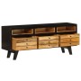 TV-Schrank aus massivem Mangoholz, 120 x 30 x 50 cm von vidaXL, TV-Möbel - Ref: Foro24-246326, Preis: 187,72 €, Rabatt: %