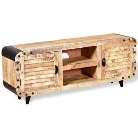 Rough mango wood TV cabinet 120x30x50 cm by vidaXL, TV Furniture - Ref: Foro24-244009, Price: 228,05 €, Discount: %