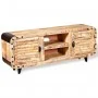 Mueble de TV madera de mango rugosa 120x30x50 cm de vidaXL, Muebles TV - Ref: Foro24-244009, Precio: 228,05 €, Descuento: %