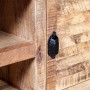 Mueble de TV madera de mango rugosa 120x30x50 cm