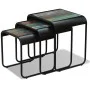 Stackable tables 3 units recycled solid wood by vidaXL, Side tables - Ref: Foro24-243286, Price: 161,40 €, Discount: %