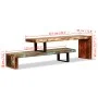 TV-Möbel aus massivem recyceltem Holz von vidaXL, TV-Möbel - Ref: Foro24-244582, Preis: 234,38 €, Rabatt: %