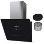 Black tempered glass extractor hood with 600 mm screen by vidaXL, Extractors - Ref: Foro24-241215, Price: 145,58 €, Discount: %