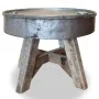 Mesa de centro de madera maciza reciclada plateado 60x45 cm de vidaXL, Mesas de centro - Ref: Foro24-244511, Precio: 148,89 €...