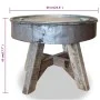 Mesa de centro de madera maciza reciclada plateado 60x45 cm de vidaXL, Mesas de centro - Ref: Foro24-244511, Precio: 148,89 €...