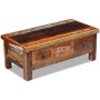 Coffee table with drawers solid recycled wood 90x45x35 cm by vidaXL, Coffee table - Ref: Foro24-243321, Price: 253,20 €, Disc...