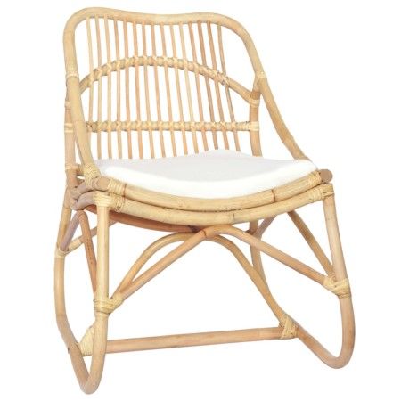 Rattan Leinen Stuhl von vidaXL, Sessel - Ref: Foro24-325481, Preis: 172,68 €, Rabatt: %