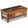 Coffee table with drawers solid recycled wood 90x45x35 cm by vidaXL, Coffee table - Ref: Foro24-243321, Price: 263,54 €, Disc...