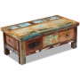 Coffee table with drawers solid recycled wood 90x45x35 cm by vidaXL, Coffee table - Ref: Foro24-243321, Price: 253,20 €, Disc...