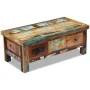 Coffee table with drawers solid recycled wood 90x45x35 cm by vidaXL, Coffee table - Ref: Foro24-243321, Price: 263,54 €, Disc...