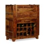 Mueble bar madera maciza de sheesham 85x40x95 cm