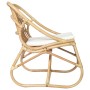 Rattan Leinen Stuhl von vidaXL, Sessel - Ref: Foro24-325481, Preis: 172,68 €, Rabatt: %