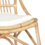 Rattan Leinen Stuhl von vidaXL, Sessel - Ref: Foro24-325481, Preis: 172,68 €, Rabatt: %