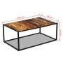 Recycled solid wood coffee table 100x60x40 cm by vidaXL, Coffee table - Ref: Foro24-243336, Price: 115,83 €, Discount: %
