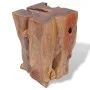 Solid teak wood stool by vidaXL, Folding stools and chairs - Ref: Foro24-243469, Price: 118,54 €, Discount: %