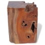 Solid teak wood stool by vidaXL, Folding stools and chairs - Ref: Foro24-243469, Price: 136,65 €, Discount: %