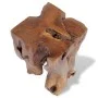 Solid teak wood stool by vidaXL, Folding stools and chairs - Ref: Foro24-243469, Price: 118,54 €, Discount: %