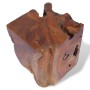Solid teak wood stool by vidaXL, Folding stools and chairs - Ref: Foro24-243469, Price: 136,65 €, Discount: %
