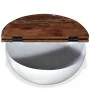 Bowl-shaped white recycled solid wood coffee table by vidaXL, Coffee table - Ref: Foro24-245258, Price: 146,36 €, Discount: %