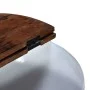 Bowl-shaped white recycled solid wood coffee table by vidaXL, Coffee table - Ref: Foro24-245258, Price: 146,36 €, Discount: %