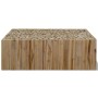 Mesa de centro de teca genuina 90x50x30 cm de vidaXL, Mesas de centro - Ref: Foro24-244556, Precio: 167,72 €, Descuento: %