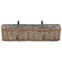 Balcony planter with PE lining 2 units wicker 60 cm by vidaXL, Pots and planters - Ref: Foro24-246829, Price: 39,55 €, Discou...
