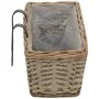 Balcony planter with PE lining 2 units wicker 60 cm by vidaXL, Pots and planters - Ref: Foro24-246829, Price: 38,70 €, Discou...